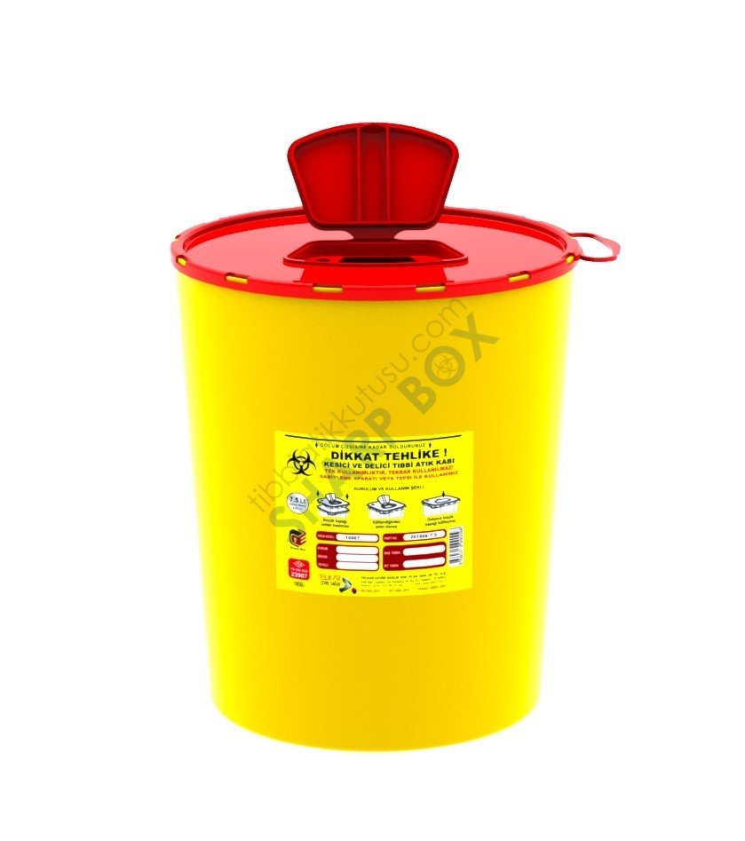 8 LT TIBBİ ATIK KUTUSU 50 ADET