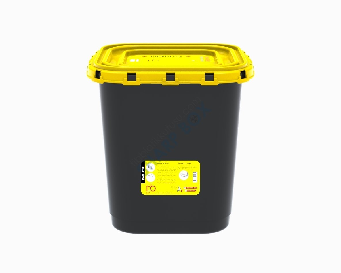30 LT TEHLİKELİ KATI ATIK KABI 10 ADET