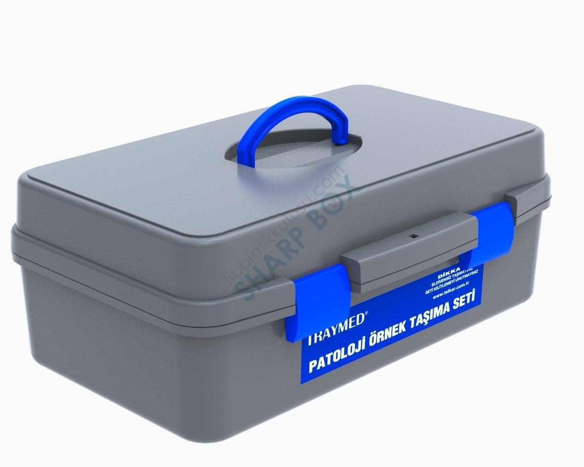 PATOLOJİK ÖRNEK TAŞIMA SETİ BÜYÜK-GRİ