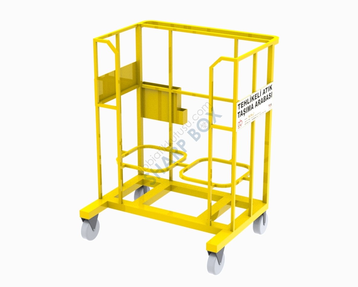 İKİ YATAKLI TEHLİKELİ ATIK TAŞIMA ARABASI