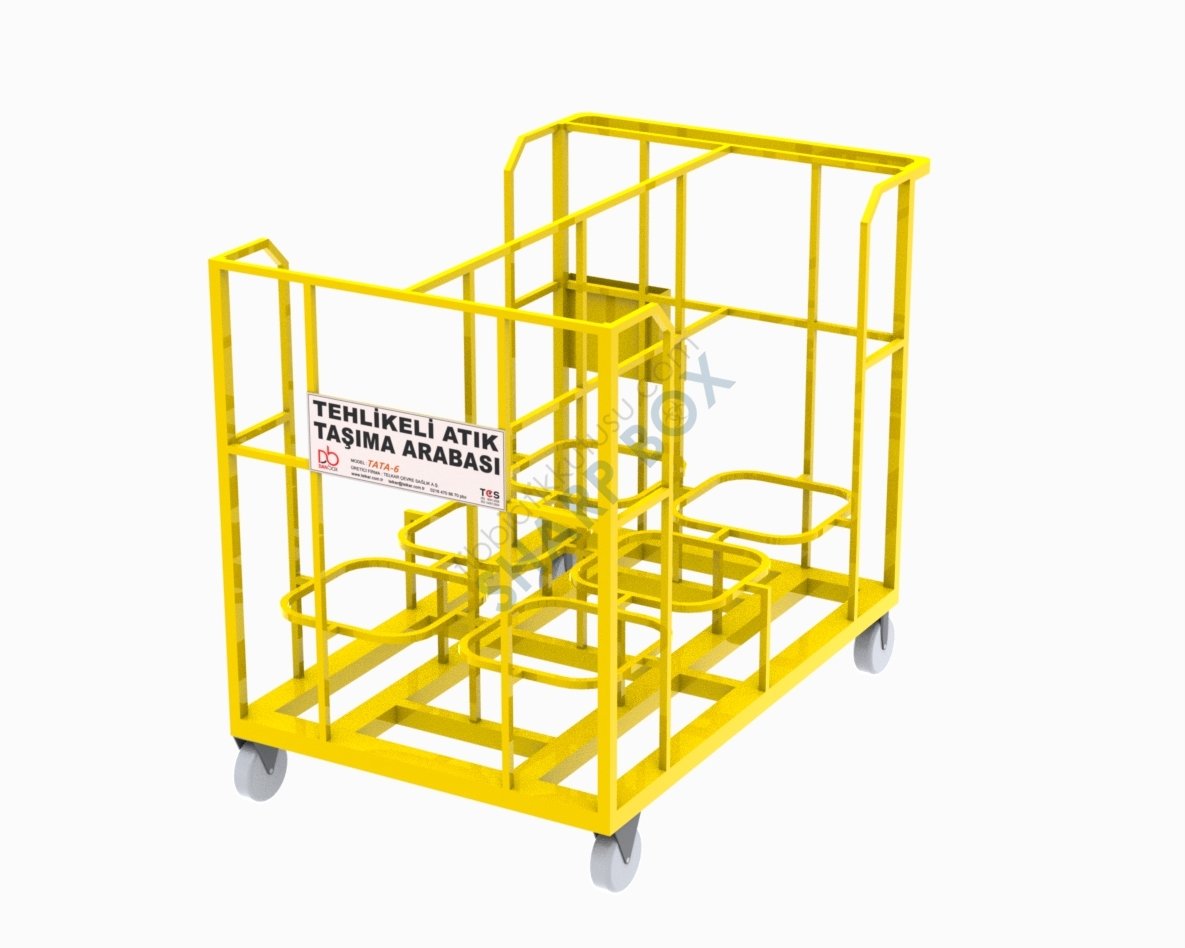 ALTI YATAKLI TEHLİKELİ ATIK TAŞIMA ARABASI