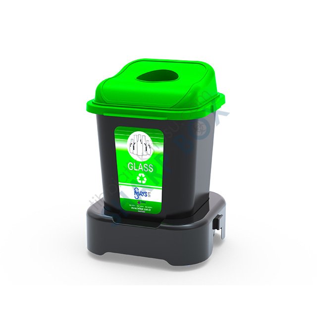 MODÜLER ATIK KOVASI SETİ- CAM ATIK 30 LT