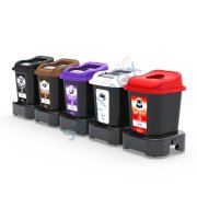 MODÜLER ATIK KOVASI SETİ- PLASTİK-METAL ATIK 30 LT