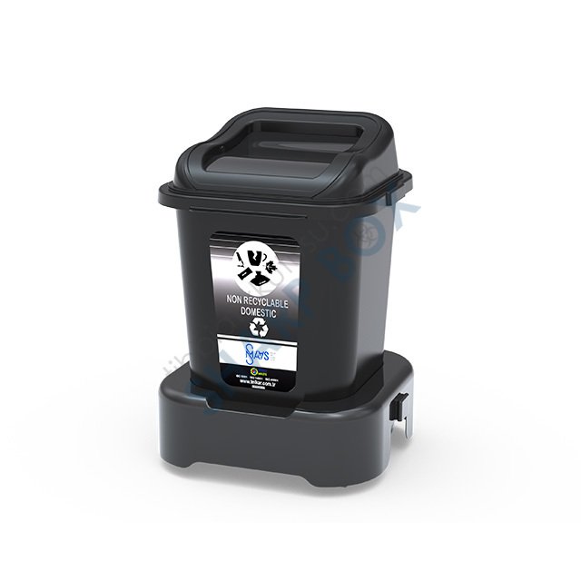 MODÜLER ATIK KOVASI SETİ- GERİ DÖNÜŞMEYEN EVSEL ATIK 30 LT