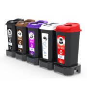 MODÜLER ATIK KOVASI SETİ- GERİ DÖNÜŞMEYEN EVSEL ATIK 60 LT